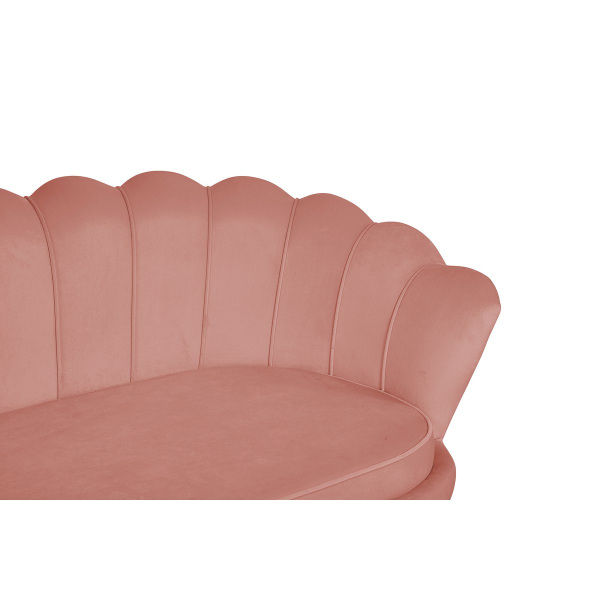 Shell bank 3 zits in roze fluweel