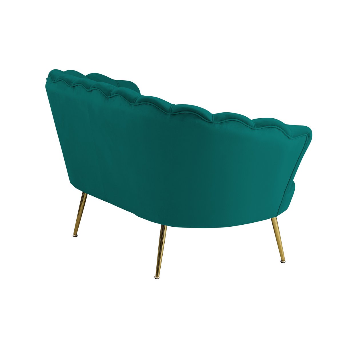 Fluwelen schelpenbank groen