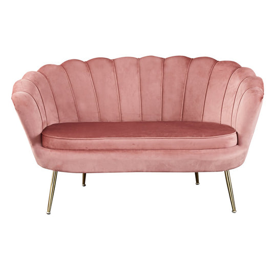 Rose fluwelen schelp bank