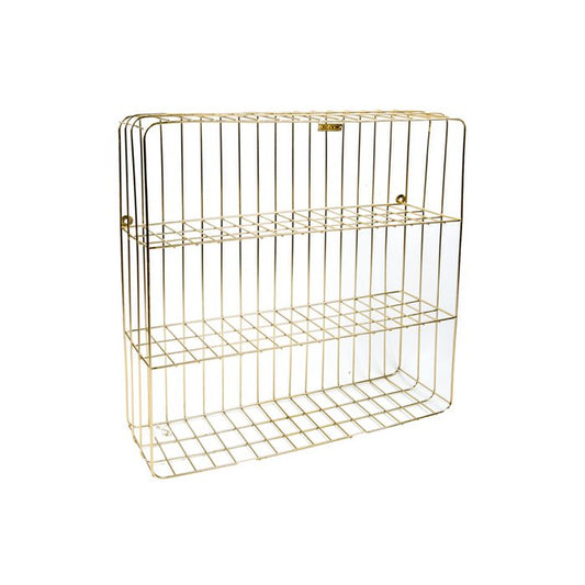 Metalen Wandrek antiek goud