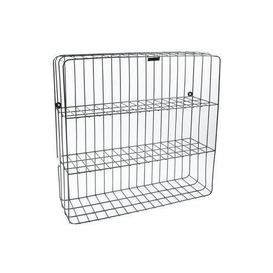 Metalen wandrek zwart