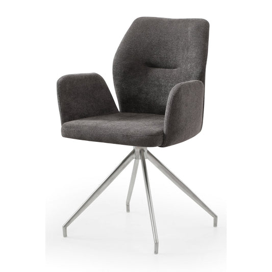 Fauteuil met 180° draaifunctie Donkergrijs