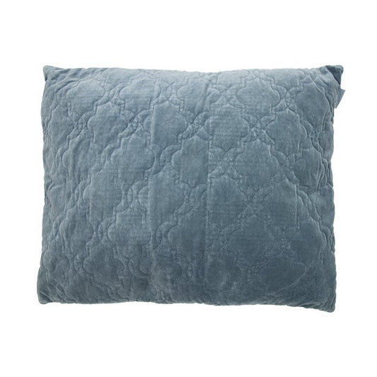 Fluwelen kussen Jade vervaagd blauw 60x50